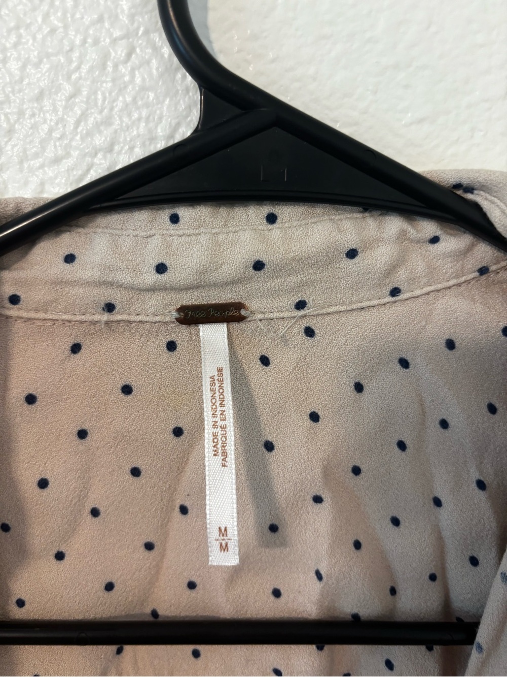 Free people polkadot dress. Missing the buttons! - Picture 4 of 4